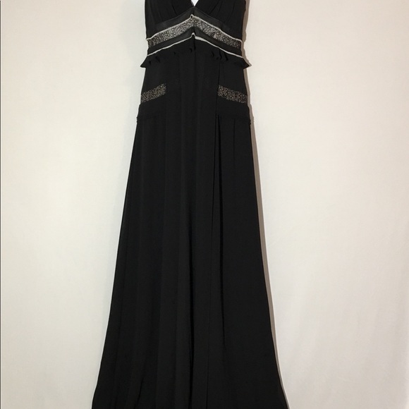 BCBGMaxazria Kylee Ruffle-Trim Maxi Dress
